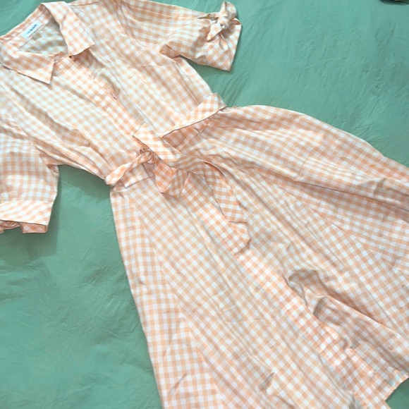 Belted A-line Dress - Picture 1 of 3